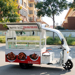 Triciclo Eléctrico para Venta de Alimentos, 48V, Carrocería Cerrada, para Uso en Venta Ambulante, con Capacidad de Carga de 200-300 kg - Product Image 2