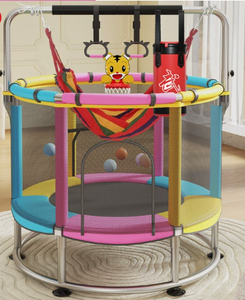 Équipement de <span class=keywords><strong>trampoline</strong></span> pliable et sûr pour l'intérieur et l'extérieur avec <span class=keywords><strong>filet</strong></span> en EVA/PU et six <span class=keywords><strong>poteaux</strong></span> stables pour adultes et enfants - Product Image 5