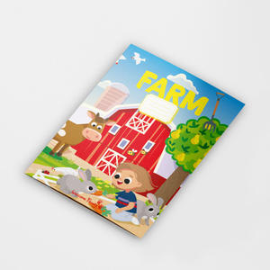 Barato libro de tapa blanda impresión niños pegatina libros dibujo personalizado libro para colorear para niños - Product Image 1