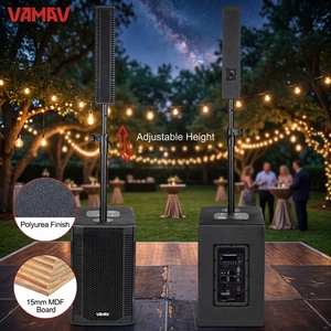 ลำโพงคอลัมน์ VAMAV EVO10 ขนาด 10 นิ้ว ระบบเสียงเวทีแบบแอคทีฟมืออาชีพ วัสดุไม้ กำลังขับ 500 วัตต์ RMS คลาส D พร้อมพอร์ต USB กำลังขับ 10 500 วัตต์ RMS คู่กันได้ - Product Image 5