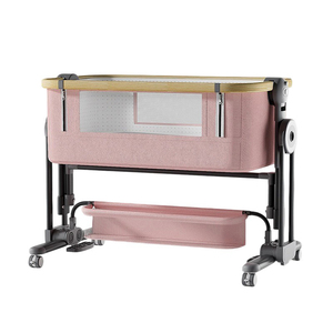 Lits de grande taille personnalisables et berceaux pliants mobiles pour nouveau-nés, tables à <span class=keywords><strong>langer</strong></span> multifonctionnelles pour bébés - Product Image 2