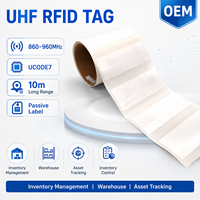 Etiqueta RFID UHF 860-960MHz de Largo Alcance (10m) UCODE7 Pasiva para Gestión de Inventario, Seguimiento de Activos en Almacén, OEM