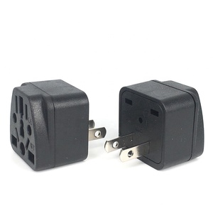Universal <strong>Multiple</strong> <strong>Socket</strong> to USA Japan Canada 2 Pin <strong>Plug</strong> Adapter Electric Adaptor Usa <strong>Plugs</strong> - Product Image 1