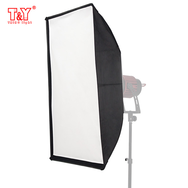 Pieghevole 90*60cm rettangolo Softbox ombrello scatola morbida quadrata con supporto bokens