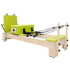 Cama de Pilates Deslizante para Ejercicio Corporal en Casa, Reformer de Pilates de Madera de Arce para Estudio de Yoga - Product Image 5
