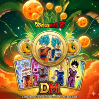 DM Wholesale Dragon Anime Metal Trading Card Aluminum Coin Mystery Box Super Warrior Fighting Anime Collectible TCG Blind Box
