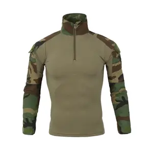 Multicam Hunting Frog Full Shirt Tactical Training Shirt Camouflage Tops Uniform