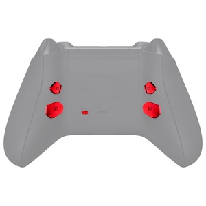 ปุ่มหลังแบบใหม่สีแดงโครเมียม K1 K2 K3 K4 และสวิตช์แบบกดสำหรับคอนโทรลเลอร์ Xbox Series XS ชุดอุปกรณ์ EXtremerate Hope Remap - Product Image 1