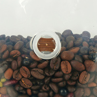 Sac d'emballage de café debout de qualité alimentaire en matériaux recyclables transparents vides bon marché