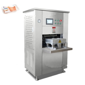Machine de scellage sous vide pour barquettes en PP, PET, <span class=keywords><strong>acier</strong></span> inoxydable et plastique, scelle 6 barquettes par lot - Product Image 5