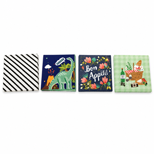 Serviettes de table à thème dinosaures en pâte de bois vierge écologique, 2 plis, 4 volets, pour sacs de fête - Product Image 6