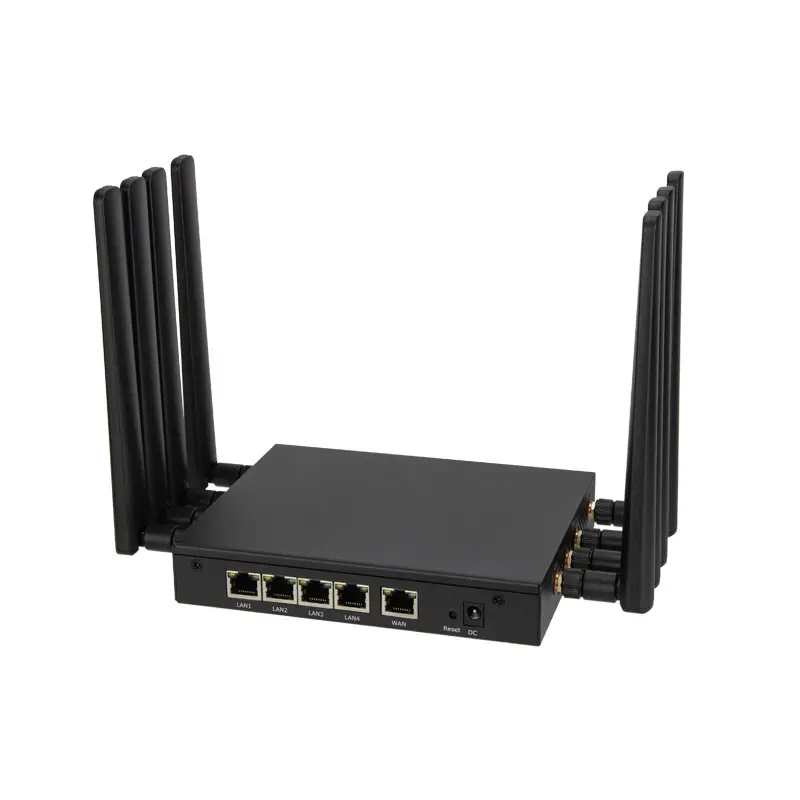 Hoge Snelheid 3000Mbps 5G Wifi6 Router 12V Dc Ondersteuning Rm521f Dual Band Draadloze 5G Router Met Sim Slot