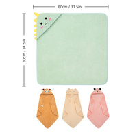 Serviette de bain à capuche pour enfants, polyester doux, absorption rapide, pour tout-petits et nouveau-nés, fabrication directe, CPC REACH OEKO-TEX OEM ODM, vente en gros