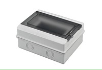 HOQELE-Boîtier à fibre optique ABS + PC étanche IP65, boîtier d'instrument électronique de jonction de distribution d'alimentation principale