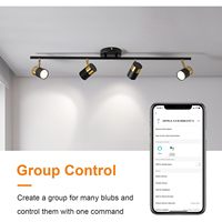 Ampoule LED intelligente Antela Gu10 AC 85-265V 4,5W 350Lm 25000 heures WifiRgb Contrôle par application Alexa Google Assistant Garantie de 2 ans