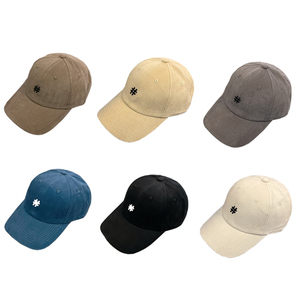 Topi Baseball Unisex Gaya Korea Sporty Street Style RongGuang, 100% Katun, Model Distressed, Dapat Disesuaikan - Product Image 1