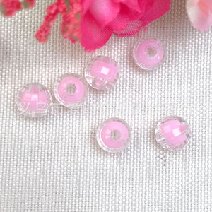 Acrylic Inner Color Round <b>Beads</b> 8mm For Bracelet Making Jewelry Accessories Spring 2021 Yiwu Origin Bulk Packing - Product Image 2