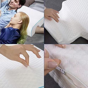 <span class=keywords><strong>Almohada</strong></span> de Espuma Viscoelástica <span class=keywords><strong>para</strong></span> Adultos <span class=keywords><strong>con</strong></span> Orificio <span class=keywords><strong>para</strong></span> el <span class=keywords><strong>Brazo</strong></span>, <span class=keywords><strong>Almohada</strong></span> 3D Arqueada de Rebote Lento <span class=keywords><strong>para</strong></span> Aliviar el Dolor de Espalda/Cuello <span class=keywords><strong>con</strong></span> Funda - Product Image 3