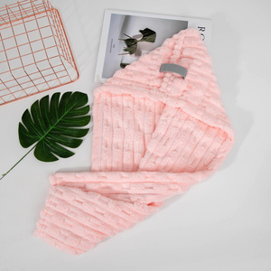 Chất Lượng Cao Biểu Tượng Tùy Chỉnh Siêu Nhanh Chóng Thấm Tóc Khô Cap Bọc Chăm Sóc Tắm Tắm Khô Tóc Khăn Cap - Product Image 5