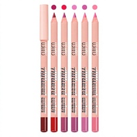 Crayon à lèvres USHAS transfrontalier Europe-Amérique, prêt à expédier, taille standard, Zhejiang, application facile, longue tenue, waterproof