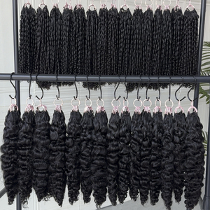 ผมต่อถักโครเชต์แบบแยกเป็นลอนสำหรับคนผมหยิกจากอินเดีย - Product Image 3