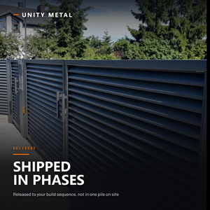 Portail à persiennes en aluminium incliné pour l'intimité de la zone de piscine et la protection contre le vent — Résistant aux projections de sel, revêtement poudré, certifié CE - Product Image 4