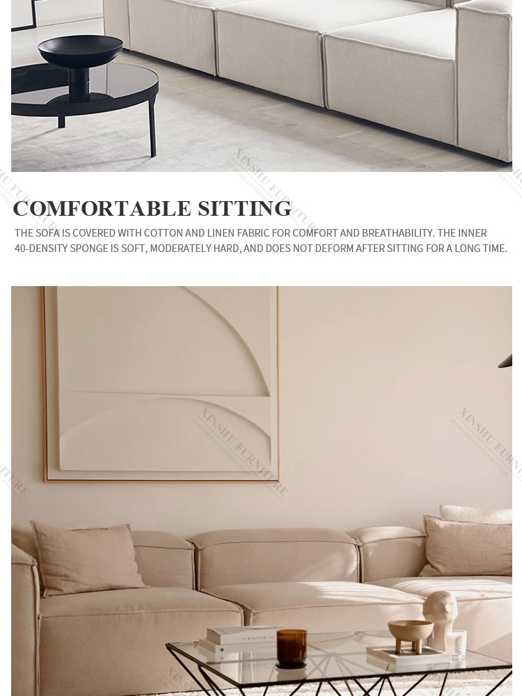 Design U Shape Sofa Italian Style Large Modern Cover Leather Antique Chinese Set Time Living Packing Room Furniture Adjustable