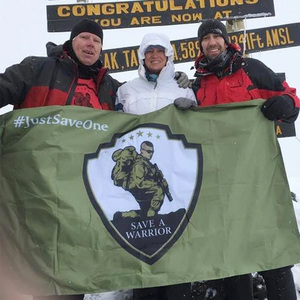 Tùy chỉnh 3x5 ft nhuộm thăng hoa in Polyester lụa cờ/biểu ngữ in logo có sẵn cho quảng cáo ngoài trời di động - Product Image 3