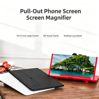 Support de téléphone portable, amplificateur d'écran, loupe HD, pliable, pour ordinateur de bureau, agrandisseur vidéo pour smartphone, pour regarder des films