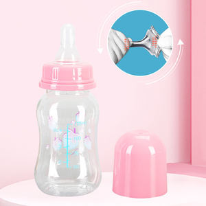 Ensemble de biberons pour bébé de haute qualité, rose et bleu, ensemble cadeau de biberons pour bébé en Chine avec tasse à biberon, jouets, bol, ensemble d'alimentation - Product Image 2