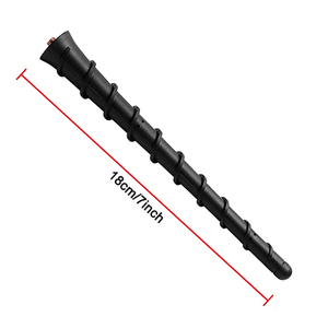 Antenne de voiture noire brillante 7 pouces en caoutchouc pour signal radio pour Dodge Journey <span class=keywords><strong>Avenger</strong></span> <span class=keywords><strong>Jeep</strong></span> Cherokee Liberty - Product Image 4