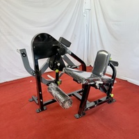 Machine Commerciale 2-en-1 en Acier pour Flexions et Extensions des Jambes Assises avec Fonctions de Sécurité pour l'Entraînement des Ischio-jambiers et des Quadricipèdes
