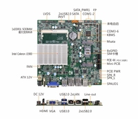 Nouvelle carte mère industrielle Mini ITX Linkleaps Intel Celeron J1900 DDR3L SATA Simple/VGA/LVDS 6 ports COM Double LAN GbE Slot PCIe