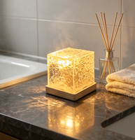 Projecteur d'ondes océaniques 3D pour maison moderne avec télécommande, lampe de douche LED 16 couleurs