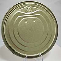 Haute Qualité 401 #   Couvercle de boîte en fer blanc de 98,9 mm à ouverture facile Double Gold pour maïs en conserve
