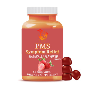 Gummies PMS haute puissance pour la santé des femmes : favorisent l'équilibre hormonal – Supplément de phosphore et extrait de curcuma - Product Image 1
