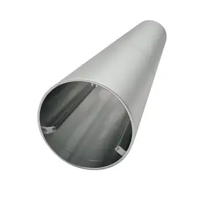 Industrielle Rond Tubes OEM En Aluminium Extrudé Foshan Usine En Alliage D'aluminium ZP En Aluminium 6063 T5 Angle Est Alliage Sous CNC ISO9001