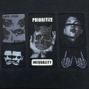 Camiseta de Verano Personalizada con Cuello Redondo, Estilo Oversize, con Parches Bordados, de Algodón, Estampada con Gráficos, para Hombre - Product Image 4