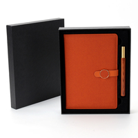 Bloc-notes en cuir PU texturé vintage de qualité supérieure avec service de personnalisation de logo haut de gamme