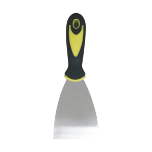 Espátula Metálica Industrial OEM para Masilla y Pintura con Mango de Goma Bicolor y Hoja Flexible con Tratamiento Antioxidante - Product Image 2