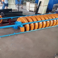 Chute à gravité de laboratoire 400 pour l'équipement d'extraction aurifère, mini chute spirale d'or de laboratoire
