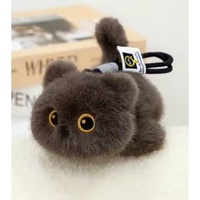Boneka Kucing Siamese Mia Lovely, Mainan Hewan Isi Kapas PP, Berbagai Ukuran, Ekspresi Manis, Nyaman Dipeluk untuk Anak-Anak