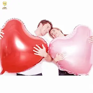 Atacado Gigante Grande Balão De Hélio De Folha De Coração De 30 Polegadas Para Decoração De Festa