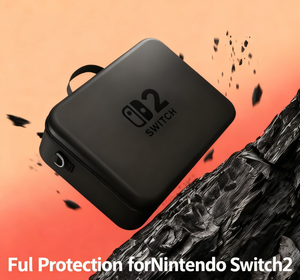 Switch2สำหรับคอนโซลอุปกรณ์เสริมกระเป๋าเก็บของสีดำสบายคุณภาพสูงไนล่อนกันกระแทกแบบพกพาขนาดใหญ่ - Product Image 2