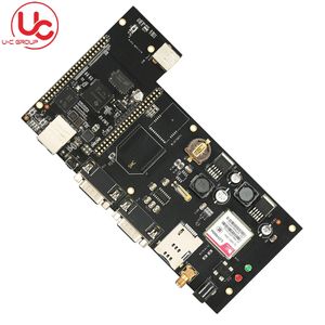 Matériau de base de FR-4 de prototype de carte de circuit imprimé d'assemblage PCBA de masque de soudure verte - Product Image 5