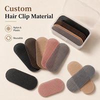 Matériaux personnalisés pour pinces à cheveux Velcro – Outils quotidiens de coiffure pour femmes – Accessoires capillaires réutilisables en nylon et plastique