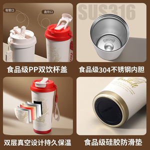 Portable 316 Stainless Steel Insulated Tumbler Double Wall Vacuum <b>Coffee</b> Cup Gift Wholesale Water <b>Bottle</b> For Women - Product Image 3