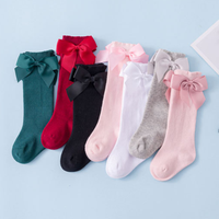 Chaussettes hautes respirantes en coton rose princesse pour adolescentes et jeunes filles – Collection espagnole – Offre spéciale