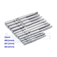 Tournevis électrique S2 Embouts carrés Robertson SQ0 SQ1 SQ2 SQ3 Longueur 40 60mm 800 801 802 4/5/6 mm Outils à tige ronde