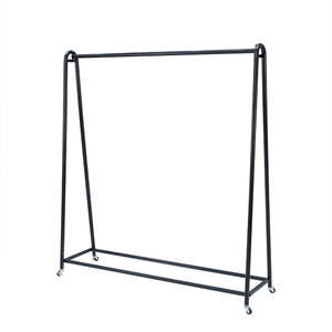 Clothing Store Metal Display Rack Floor Standing <b>Wedding</b> <b>Dress</b> Rack Movable Wheels - Product Image 5